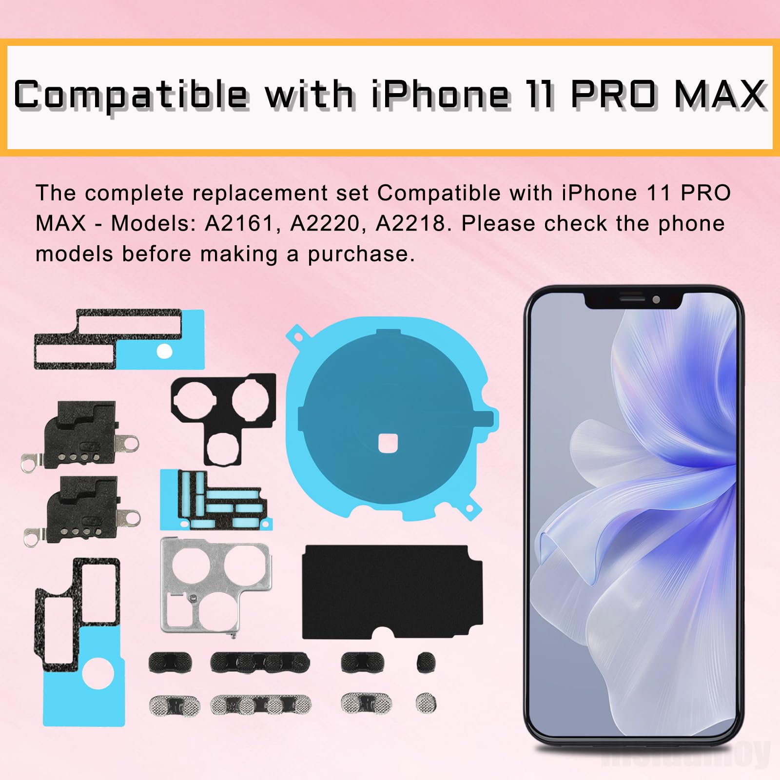 iPhoneアクセサリー Iphone 11pro 3 COMPLETE SET ACCESSORIES Amazon.com: YWLRONG Earpiece Speaker for iPhone 11 Pro Max Ear